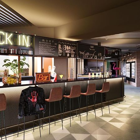 Hotel Moxy Luxembourg Airport Niederanven Exterior foto